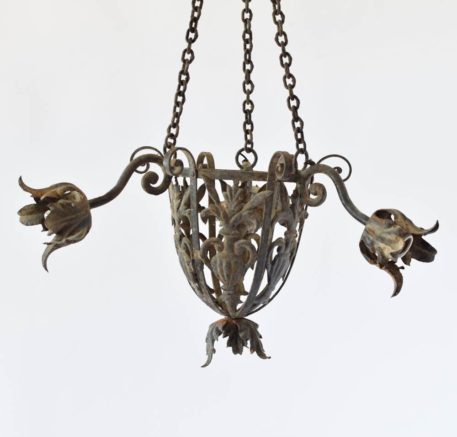 Vintage French Toile Chandelier