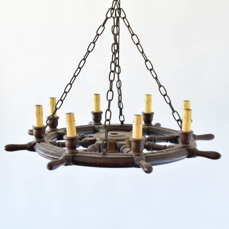 Ship Wheel Chandelier - The Big Chandelier