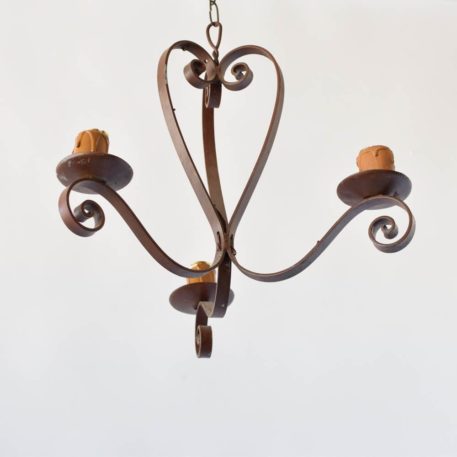 iron simple chandelier