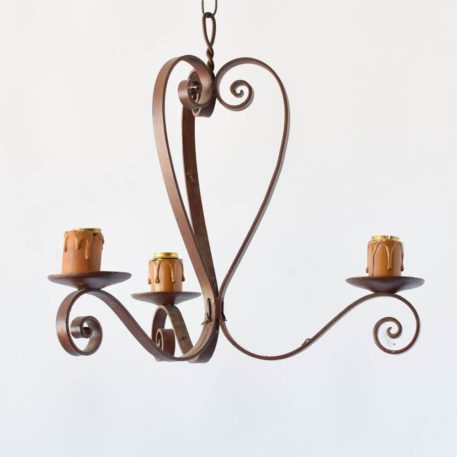 iron french iron chandelier