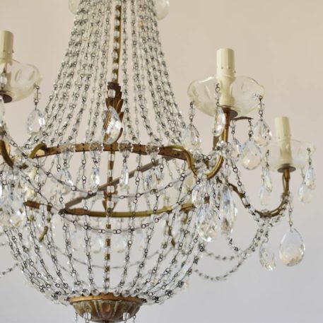 Italian Crystal Chandelier - Image 3