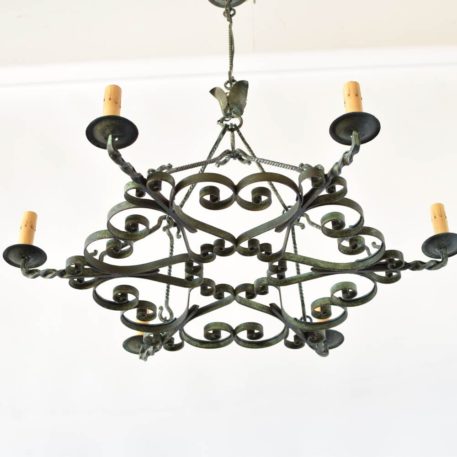 Flat Iron Chandelier w/Rods - Image 2