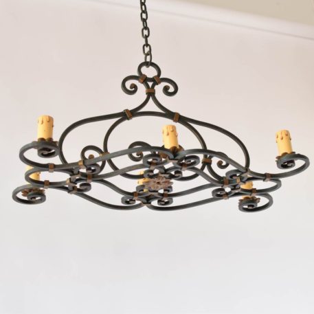 Elongated French Chandelier - Image 2