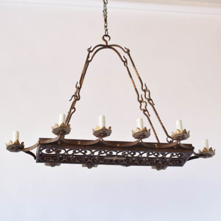 Elongated French Chandelier