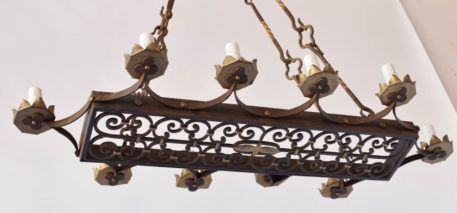 Elongated French Chandelier - Image 3