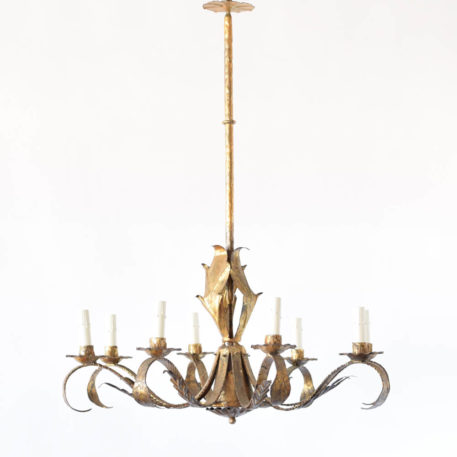 Tall Vintage Spanish Chandelier