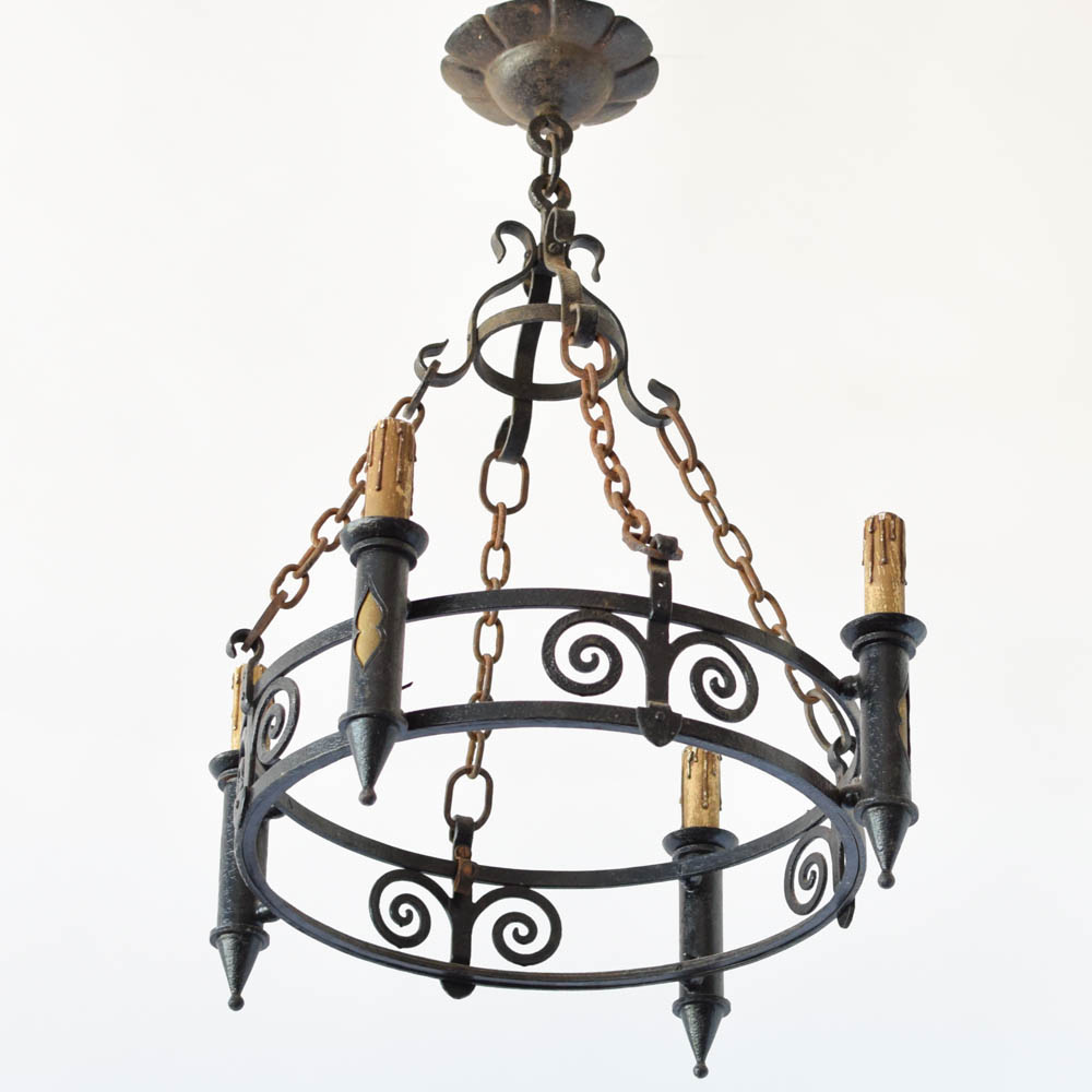 Iron Ring Chandelier - The Big Chandelier