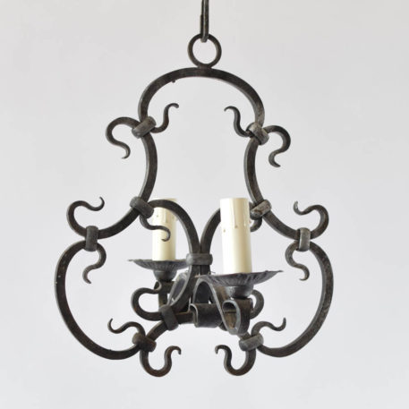 Small Forged Chandelier