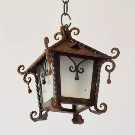 Small Iron Wall or Ceiling Lantern