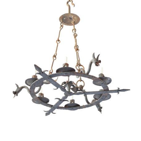 Forged Dragons Chandelier - Image 2