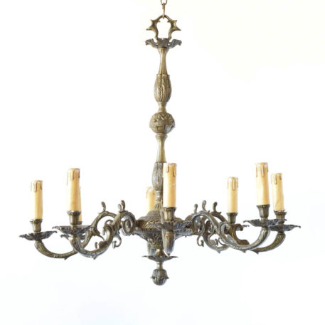 French chandelier with roccoco arms