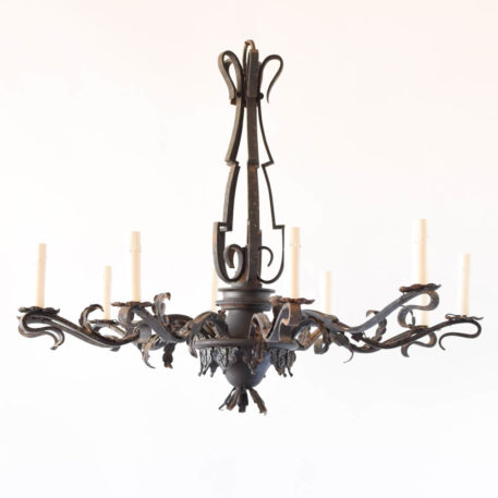 Large simple chandelier from Belgium