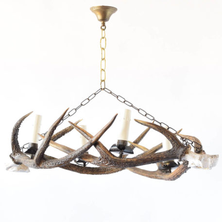 Horn Chandelier from Belgium