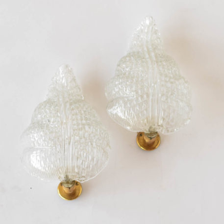 pair of crystal sconces from Italy