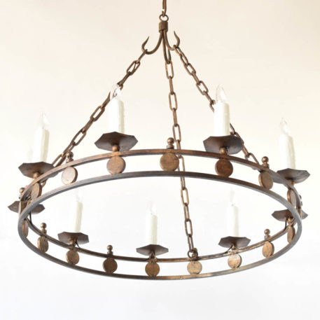 Large ring chandelier from Europe