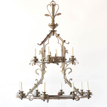 Iron Neo Gothich Chandelier from france