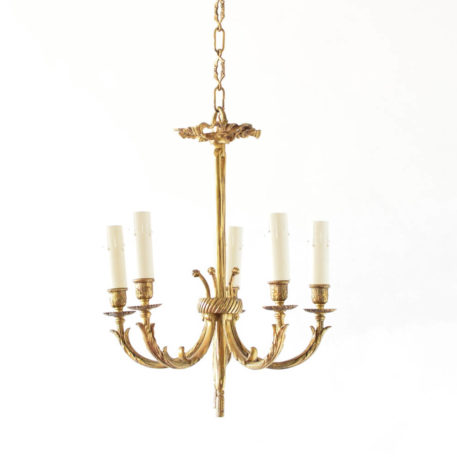Gilded chandelier from France