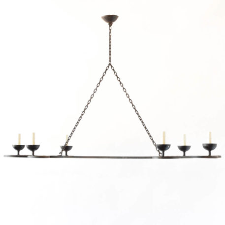 Elongated Chandelier from France