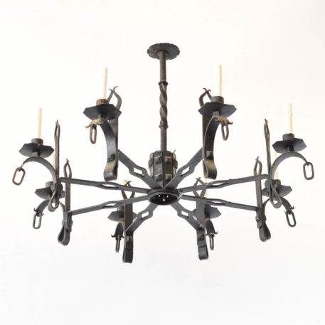 large iron chandelier from Spain