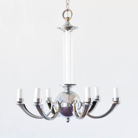 Vintage Art Deco Chandelier from France