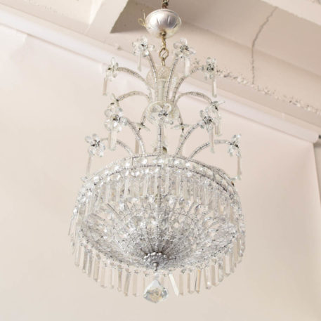 Silver Italian Chandelier - Image 2