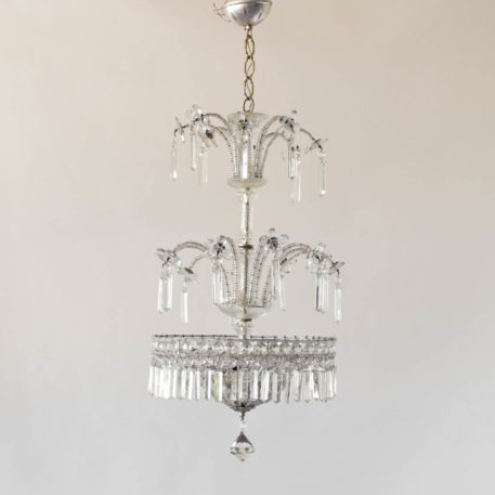 Silver Italian chandelier lights