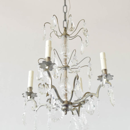 Sm Nickel Cage Chandelier - Image 2