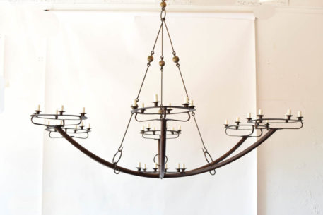 84 light extra large rustic chandelier