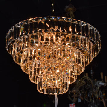 Crystal chandelier attributed to Kinkeldey
