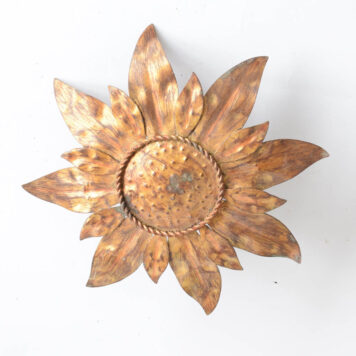 Spanish gilded iron sunflower style light