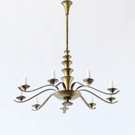 Space Age Brass beautiful chandelier